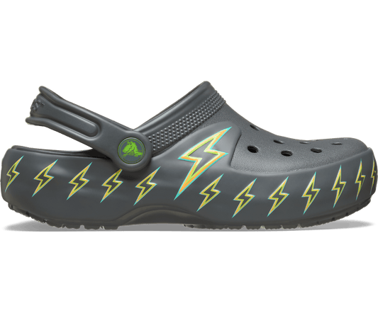 Kids' Classic Bolt Lights Clog - Carbon