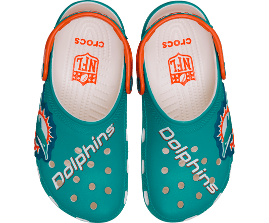 Kids' NFL Miami Dolphins Graphic Classic Clog - Multi