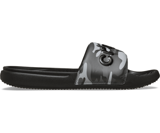 Men's Crocs All Day Camouflage Slide - Black / Grey