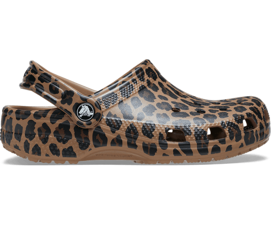 Toddler Classic Animal Clog - Sepia / Leopard