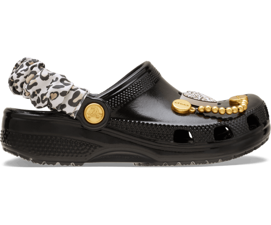 Toddler Classic Sassy Leopard Clog - Black/Dulcé