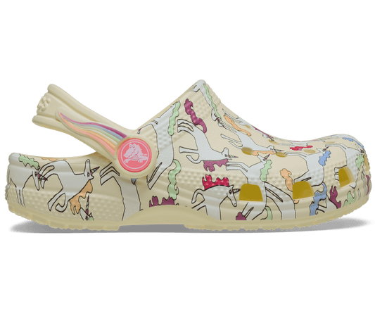 Toddler Classic Unicorn Graphic Clog - Yellow Light